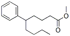 5-Phenylnonanoic acid methyl ester Structure