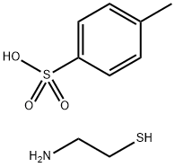 2-氨基乙硫醇 对甲苯磺酸盐, 3037-04-5, 结构式