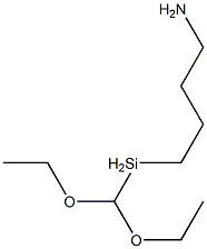 4-二乙氧基甲基甲硅烷基丁胺 结构式