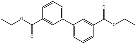 DIETHYL BIPHENYL 3,3'-DICARBOXYLATE Struktur