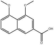 2-Naphthalenecarboxylic acid, 4,5-diMethoxy- 结构式