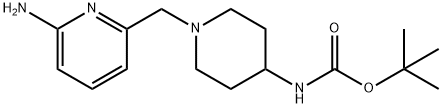4-(TERT-BUTOXYCARBONYLAMINO)-1-[(6-AMINOPYRIDIN-2-YL)METHYL]PIPERIDINE|