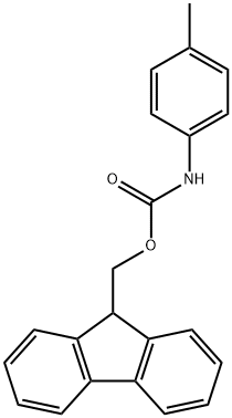 Carbamic acid, (4-methylphenyl)-, 9H-fluoren-9-ylmethyl ester (9CI) Struktur