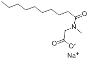N-デカノイルサルコシン ナトリウム 化学構造式