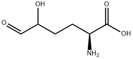 hydroxyallysine 化学構造式