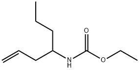 Carbamic  acid,  (1-propyl-3-butenyl)-,  ethyl  ester  (9CI) Struktur