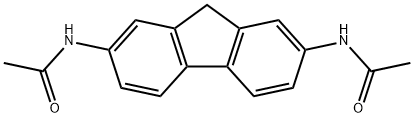 2,7-ジ(アセトアミド)フルオレン 化学構造式