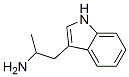 (+/-)-alpha-methyltryptamine Structure