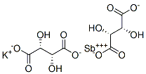 Kaliumantimonyltartrat,304-61-0,结构式