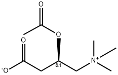L-乙酰基肉碱,3040-38-8,结构式