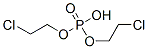 bis(2-chloroethyl) hydrogen phosphate Structure