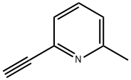 2-エチニル-6-メチルピリジン 化学構造式