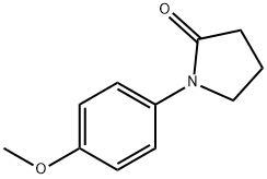 1-(4-甲氧苯基)-2-吡咯烷酮,30425-47-9,结构式