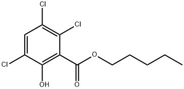 pentyl 3,5,6-trichlorosalicylate Structure