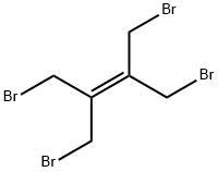 1,4-ジブロモ-2,3-ビス(ブロモメチル)-2-ブテン 化学構造式