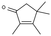 2,3,4,4-TETRAMETHYLCYCLOPENT-2-ENONE Struktur