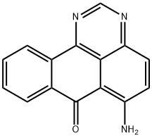 6-氨基-7H-苯并[E]呸啶-7-酮 结构式