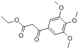 (3,4,5-トリメトキシベンゾイル)酢酸エチル 化学構造式