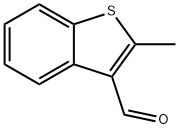 2-メチル-1-ベンゾチオフェン-3-カルブアルデヒド 化学構造式
