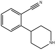 2-piperidin-4-ylbenzonitrile Structure