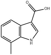 7-甲基吲哚-3-甲酸, 30448-16-9, 结构式