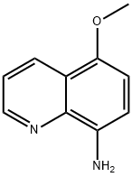 5-甲氧基-8-喹啉胺 结构式