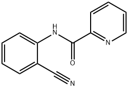 N-(2-氰苯基)吡啶-2-甲酰胺,304650-02-0,结构式
