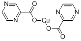 COPPER(II) 2-PYRAZINECARBOXYLATE  97 Struktur
