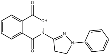 N-(1-PHENYL-4,5-DIHYDRO-1 H-PYRAZOL-3-YL)-PHTHALAMIC ACID Struktur