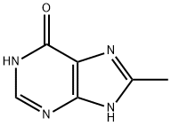 8-Methyl-7H-purin-6-ol Structure