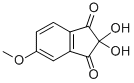 2 2-DIHYDROXY-5-METHOXY-1 3-INDANDIONE Struktur