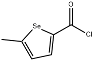 2-Selenophenecarbonyl chloride, 5-methyl- (8CI,9CI) Structure