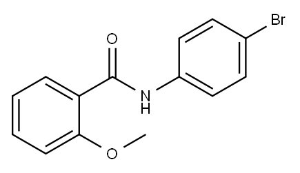 N-(4-bromophenyl)-2-methoxybenzamide Structure