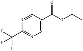 ETHYL 2-(TRIFLUOROMETHYL)PYRIMIDINE-5-CARBOXYLATE Struktur