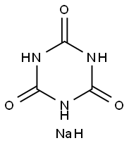Cyanuric acid trisodium salt Struktur