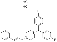 Flunarizine dihydrochloride Struktur