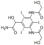 Benzeneacetamide,  -alpha--hydroxy-3,5-bis[(hydroxyacetyl)amino]-2,4,6-triiodo-  (9CI) Struktur