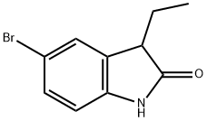 5-BROMO-3-ETHYL-1,3-DIHYDRO-INDOL-2-ONE Struktur