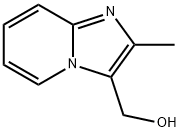 3-(ヒドロキシメチル)-2-メチルイミダゾ[1,2-A]ピリジン 化学構造式