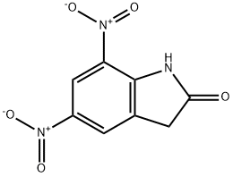 5,7-二硝基吲哚-2-酮,30490-21-2,结构式