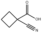 1-cyanocyclobutanecarboxylic acid Structure