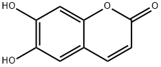 6,7-二羟基香豆素,305-01-1,结构式