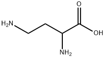 2,4-ジアミノブタン酸 化学構造式