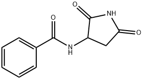 Benzamide, N-(2,5-dioxo-3-pyrrolidinyl)- Struktur