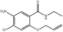 5-Amino-4-chloro-N-ethyl-2-(2-propenyloxy)benzamide Structure