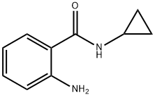 2-アミノ-N-シクロプロピルベンズアミド 化学構造式