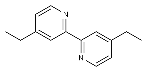 2,2'-BIPYRIDINE, 4,4'-DIETHYL- Struktur