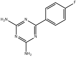 2,4-DIAMINO-6-(4-FLUOROPHENYL)-1,3,5-TRIAZINE Structure