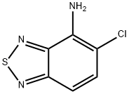 4-アミノ-5-クロロ-2,1,3-ベンゾチアジアゾール 化学構造式