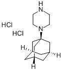 1-(1-アダマンチル)ピペラジン二塩酸塩 化学構造式